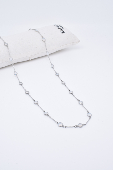 Wholesaler Kapyco - Stainless steel crystal necklace