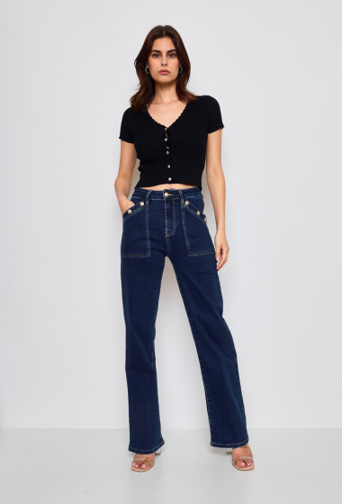 Wholesaler Karostar - NORMAL STYLE JEANS WITH STRAIGHT PATTERN