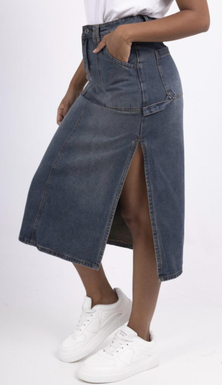 Wholesaler KATE DENIM - Carpenter Midi Skirt