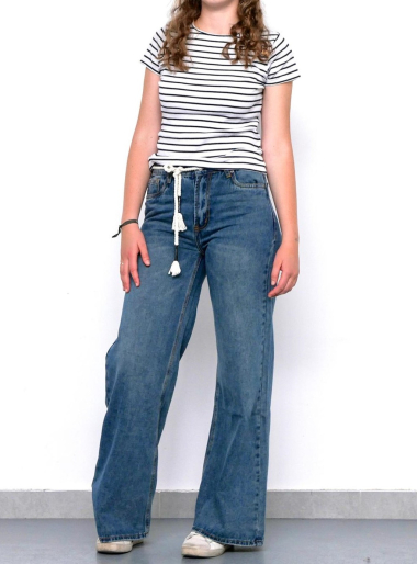Wholesaler KATE DENIM - Super Wide denim jean pants