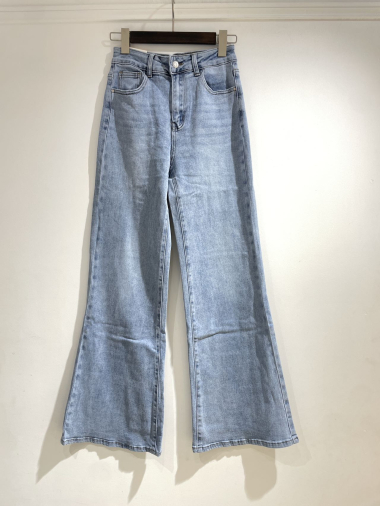 Großhändler Kathy Jeans - Stretch-Jeans mit weitem Bein