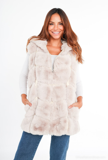 Wholesaler Kaycee - sleeveless vest with hood