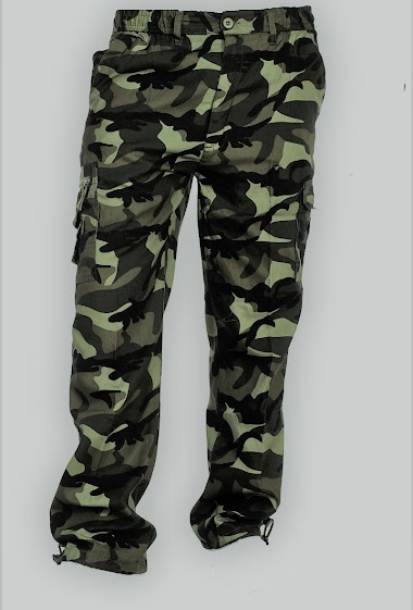 Wholesaler Kayenne - army print cargo trousers