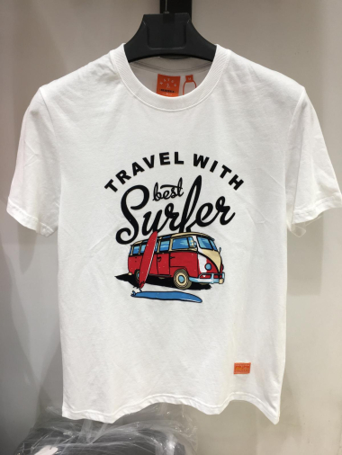 Grossiste Kaygo - T-shirt imprimé coton supersoft