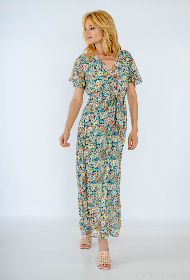 Wholesaler Kaylla - Printed dress.The model measures 175 cm