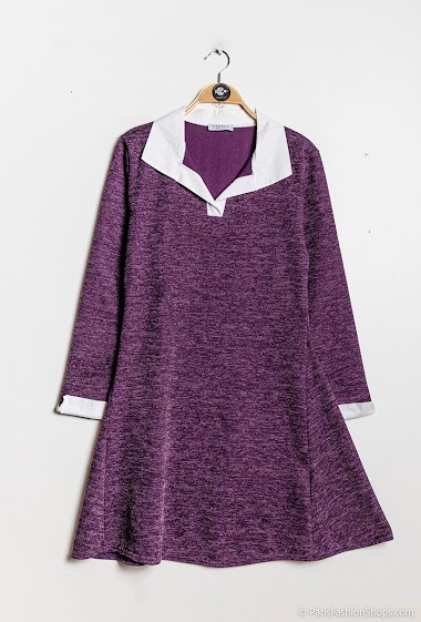 Wholesaler Kazaka - Shirt-collar dress