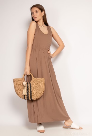 Wholesaler Kazaka - Long sleeveless dress
