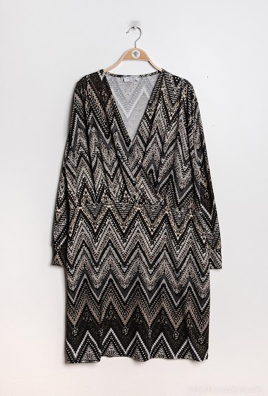 Wholesaler Kazaka - Printed stretch dress