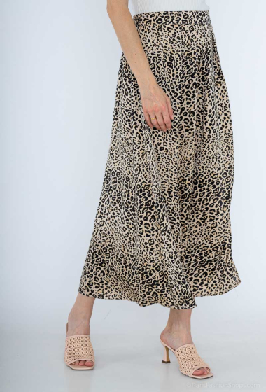 Mayorista WHOO - falda con estampado de leopardo