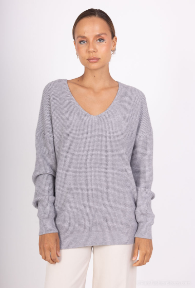 Grossiste WHOO - pull en maille col V