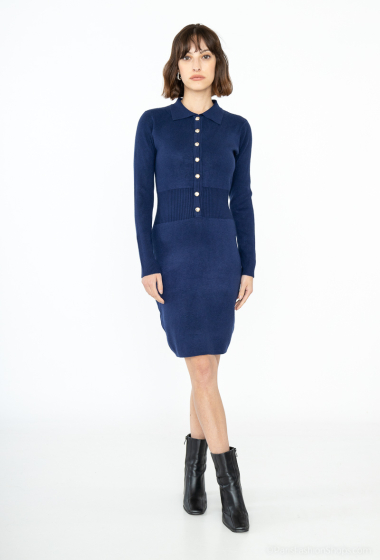 Wholesaler WHOO - polo neck sweater dress