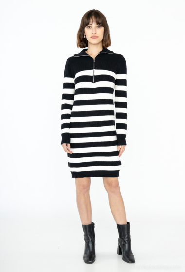 Wholesaler WHOO - striped knit dress
