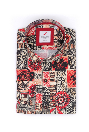 Großhändler KHARMA - Slim-Fit-Langarmhemd für Herren in der Farbe MARINE