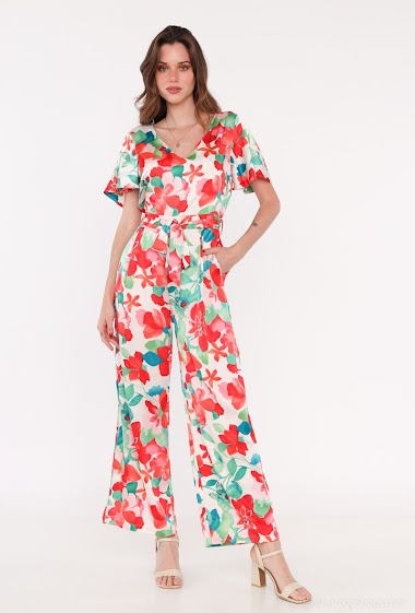 Wholesalers Ki&Love - Floral print jumpsuit