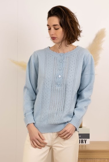 Wholesaler Ki&Love - Perforated sweater