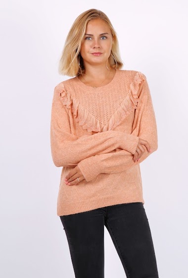 Wholesaler Ki&Love - Sweater with ruffles