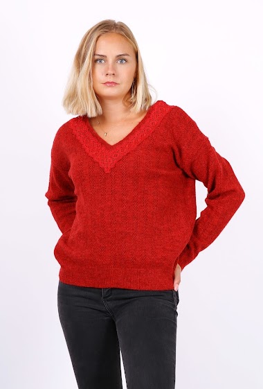 Wholesaler Ki&Love - Sweater with lace