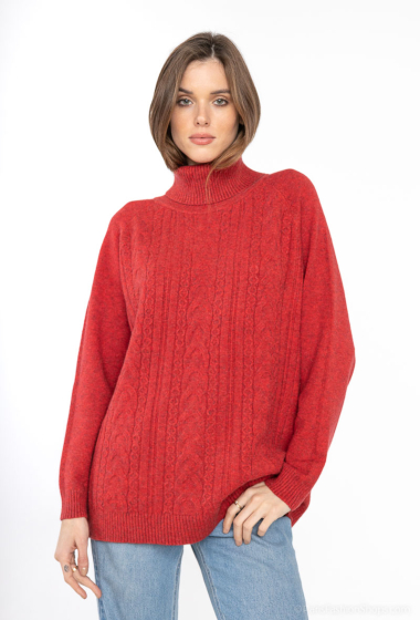 Wholesaler Ki&Love - Oversized turtleneck sweater