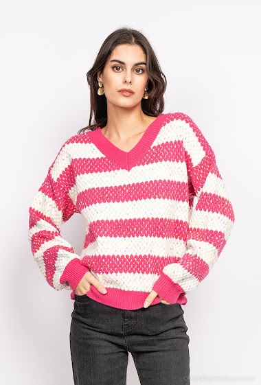 Wholesaler Ki&Love - Striped sweater