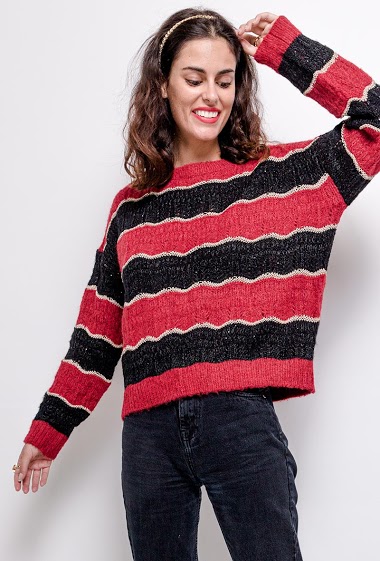 Wholesaler Ki&Love - Striped sweater