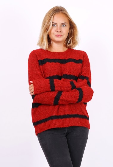 Mayorista Ki&Love - suéter de rayas