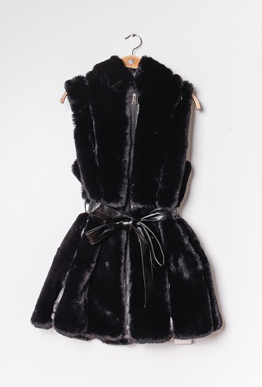 Wholesaler Ki&Love - Sleeveless jacket in fur