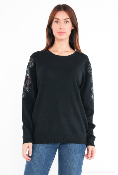 Wholesaler Ki&Love - Sweater with rhinestones