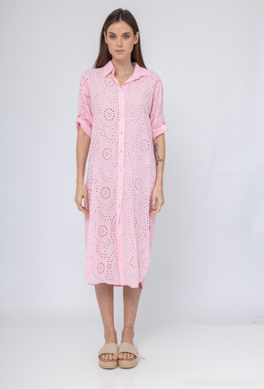 Wholesaler Ki&Love - Printed dress with lace