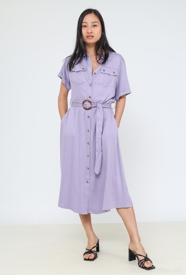 Wholesaler Ki&Love - Midi shirt dress