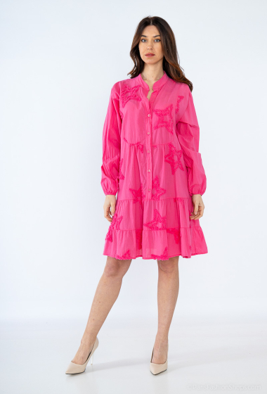 Wholesaler Ki&Love - Printed dress with lace