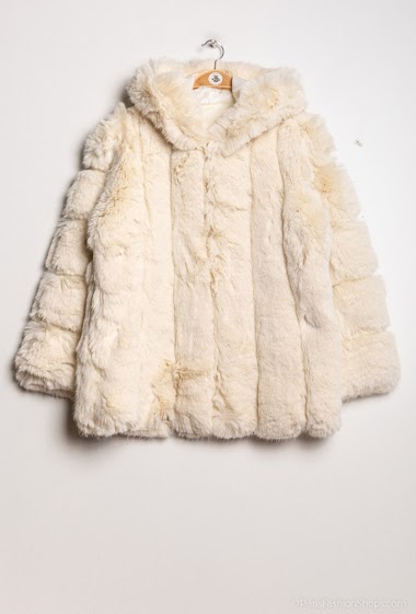 Wholesaler Ki&Love - Fur jacket with hood