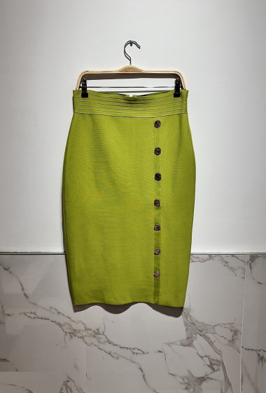 Wholesaler Kichic - Buttoned bandage skirt