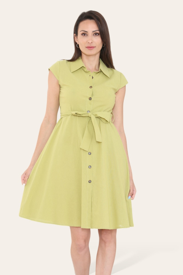 Wholesaler Kichic - Buttoned cotton dress