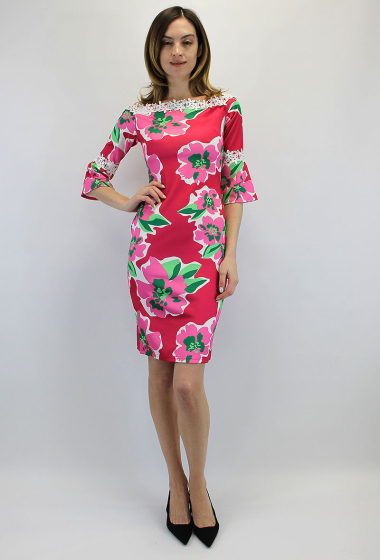 Wholesaler Kichic - Bardot lycra dress