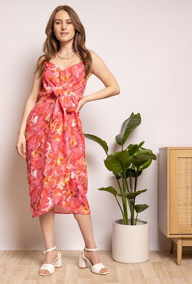 Wholesaler Atelier-evene - Flower printed midi dress