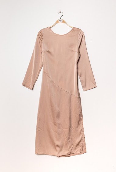 Wholesaler Atelier-evene - Satined dress with crossed back