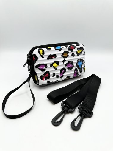 Grossiste KL - Mini sac forme valise à motifs
