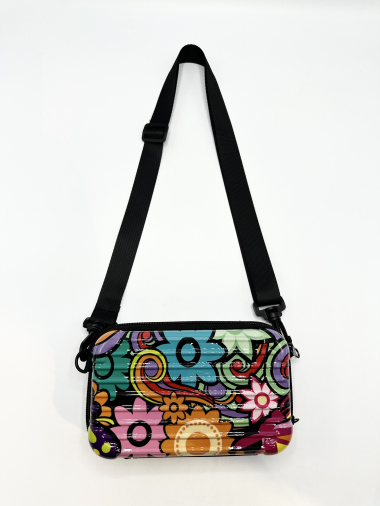 Grossiste KL - Mini sac forme valise à motifs