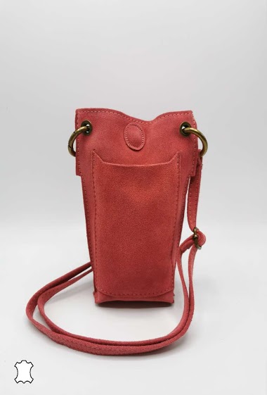 Grossiste KL - Petit sac en cuir bandoulière/Porte Mobile