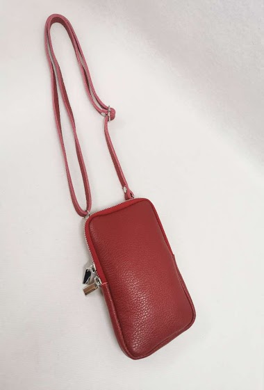 Grossiste KL - Petit sac Porte Mobile cuir en bandoulière