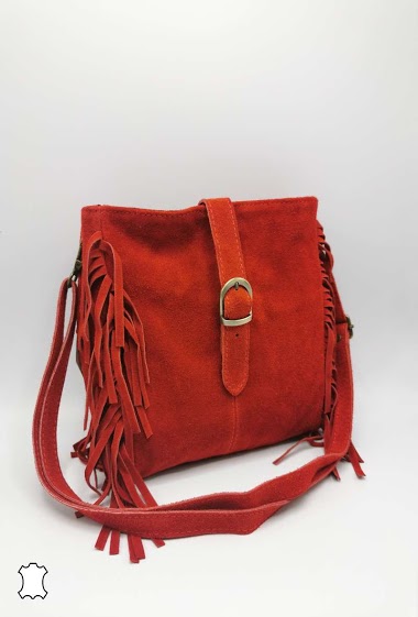 Wholesaler KL - Crossbody Bags with fringes leather