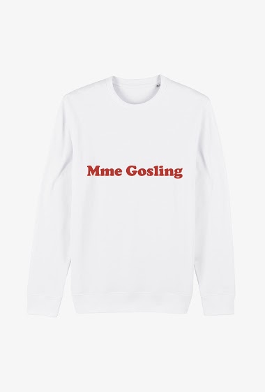 Grossiste Koloris - Sweat Adulte Blanc - Mme Gosling