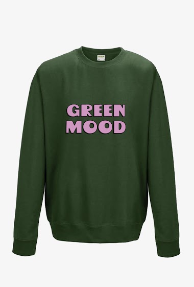 Mayorista Koloris - Sweat Adulte - Green mood