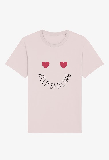 Grossiste Koloris - T-shirt enfant -Keep smiling heart