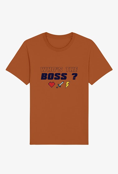 Mayorista Koloris - T-shirt enfant -Who's the boss game