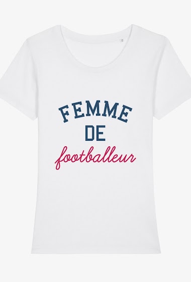Großhändler Koloris - Tee-shirt F - Femme de footballeur