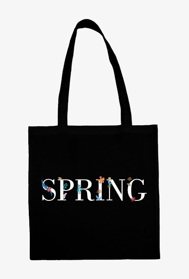 Wholesaler Kapsul - Fashion Black Tote Bag - Spring