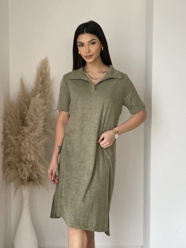 Wholesaler Koolook - Striped mid-length dress