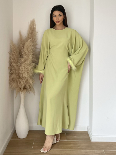 Grossiste Koolook - Robes abaya avec plume