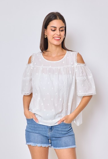 Wholesaler Ky Création - Short-sleeved blouse